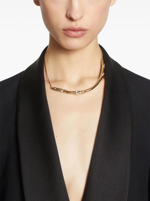 DRIES VAN NOTEN crystal-embellished necklace - Gold