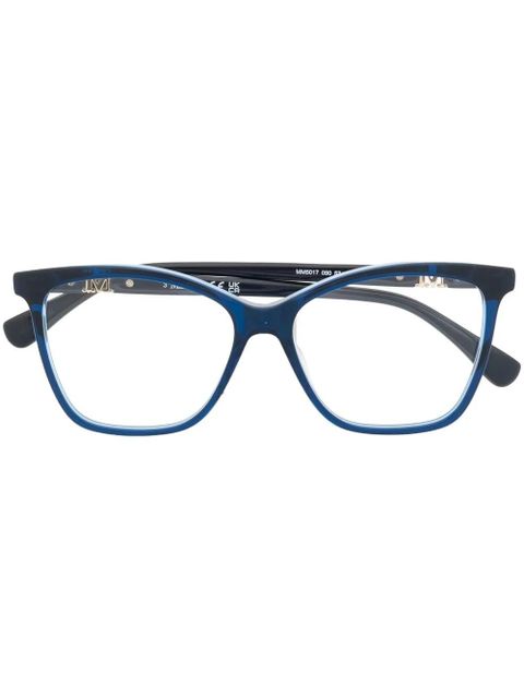 Max Mara Eyewear square-frame glasses - Blue - zdjęcie produktu nr 1