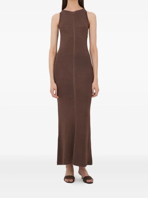 LouLou de Saison Pablo sleeveless dress - Brown