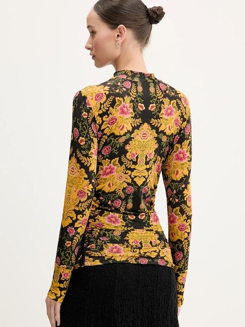 Farm Rio longsleeve kolor żółty 329194