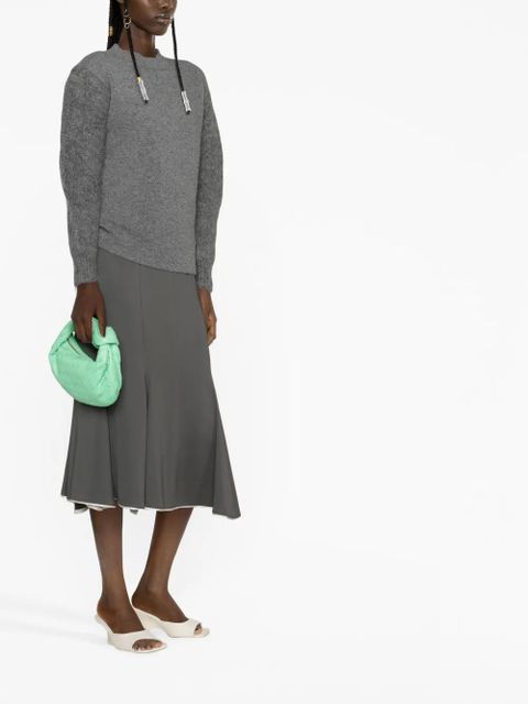 Jil Sander crew-neck jumper - Grey - zdjęcie produktu nr 2