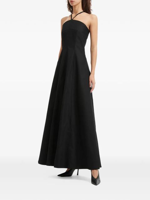 OUR LEGACY crossover strappy maxi dress - Black