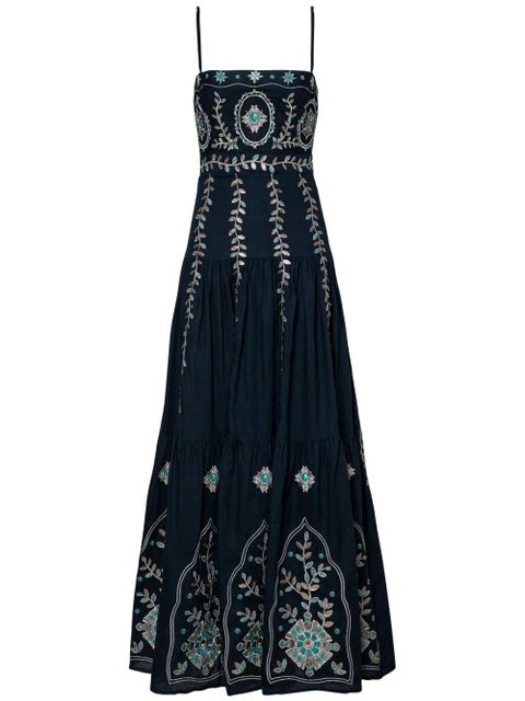 Agua By Agua Bendita Lima Relicario maxi dress - Blue - zdjęcie produktu nr 1