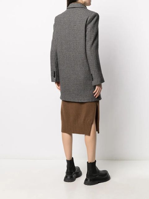 Ba&Sh Nino houndstooth blazer coat - Black