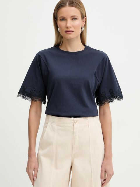 Twinset t-shirt bawełniany - zdjęcie produktu nr 1