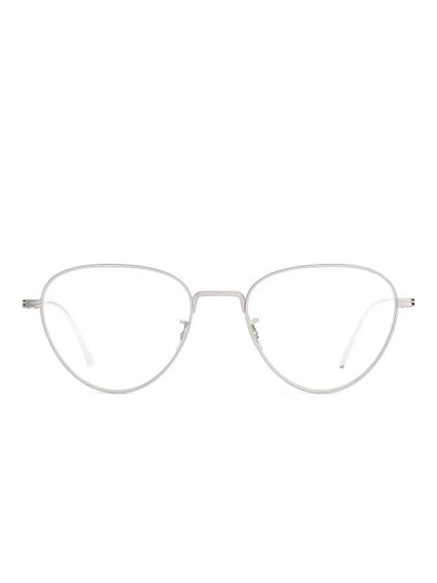 KHAITE x Oliver Peoples 1991RX oval-frame glasses - Silver - zdjęcie produktu nr 2