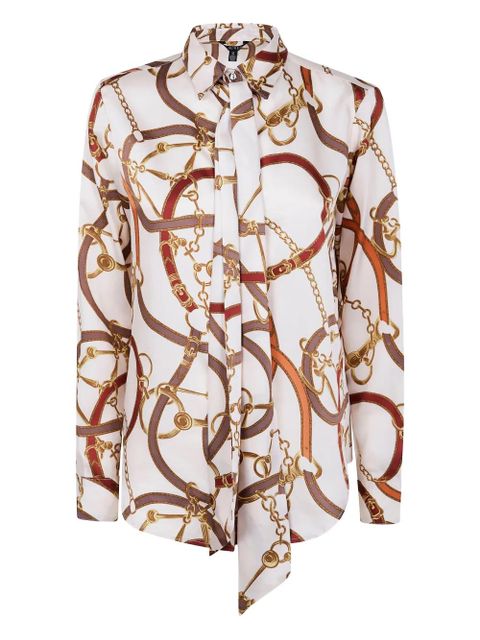 Lauren Ralph Lauren chain-print shirt - Neutrals - zdjęcie produktu nr 1