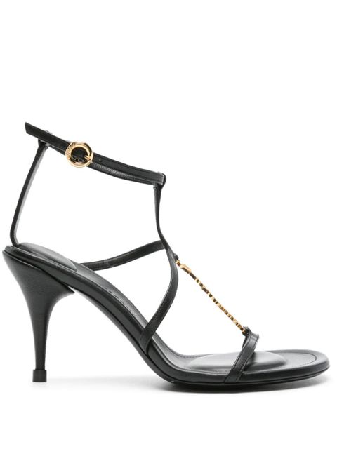 Jacquemus Les Sandales Pralu 80mm sandals - Black - zdjęcie produktu nr 1
