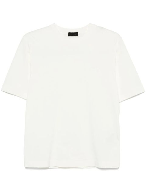 Moncler rubberised-logo cotton T-shirt - White - zdjęcie produktu nr 1