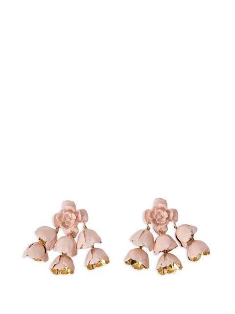 Chloé floral drop earrings - Pink - zdjęcie produktu nr 1