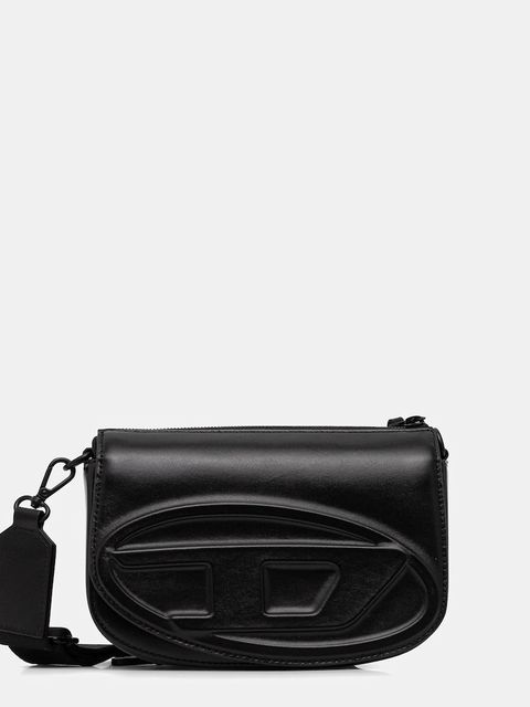 Diesel torebka skórzana 1DR 2.0 1DR kolor czarny X10223.PR818 - zdjęcie produktu nr 1