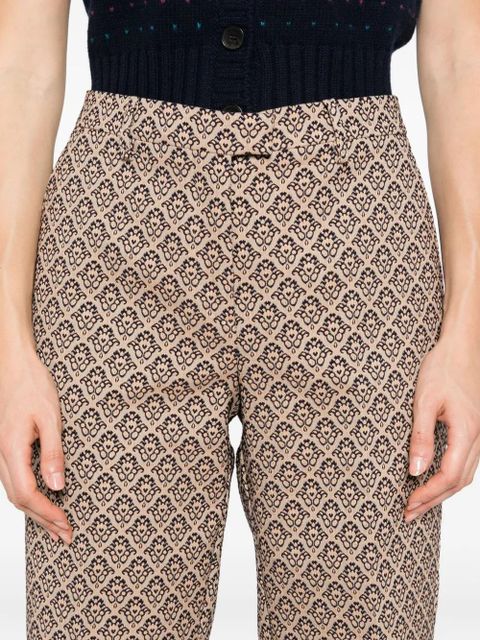 ETRO damask-pattern trousers - Neutrals