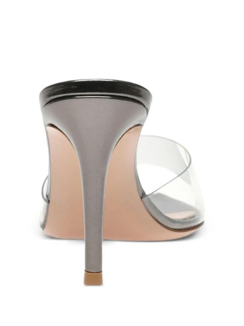 Gianvito Rossi 85mm Elle pointed-toe sandals - Grey