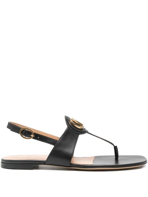 Valentino Garavani VLogo Signature slingback sandals - Black - zdjęcie produktu nr 1