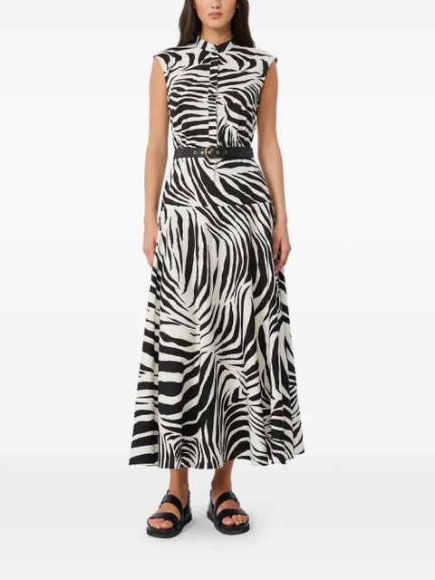 Max Mara zebra-print dress - White - zdjęcie produktu nr 1