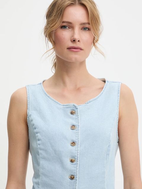 Answear.LAB kamizelka jeansowa