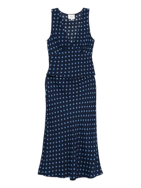 Reformation Zoe skirt set - Blue - zdjęcie produktu nr 1