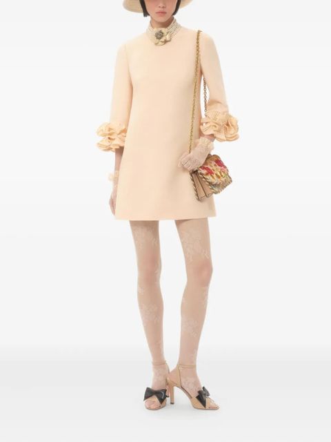 Valentino Garavani small Vain embroidered shoulder bag - Neutrals