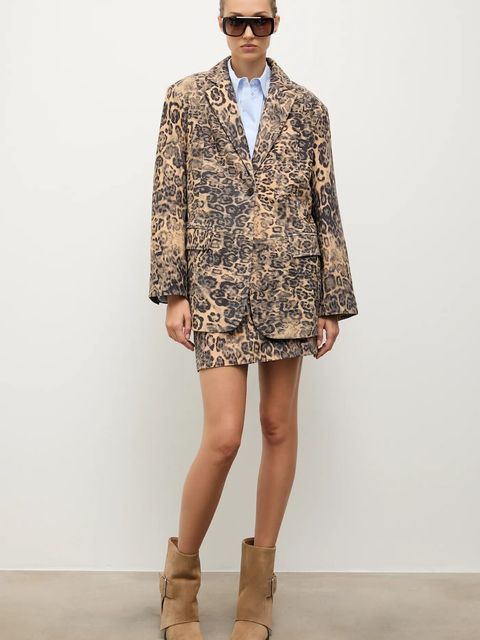 Answear.LAB botki zamszowe kolor beżowy na słupku lekko ocieplone - zdjęcie produktu nr 2