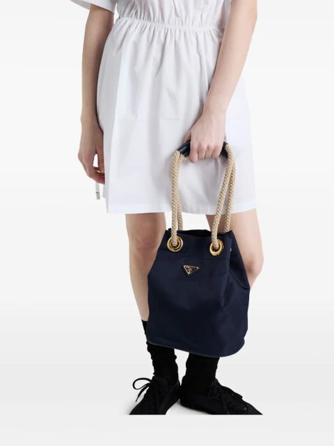 Prada poplin mini dress - White