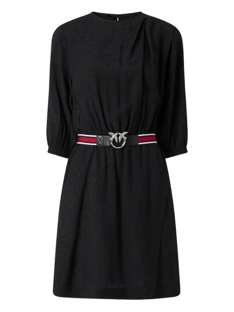 PINKO Surimi belted mini dress - Black - zdjęcie produktu nr 1