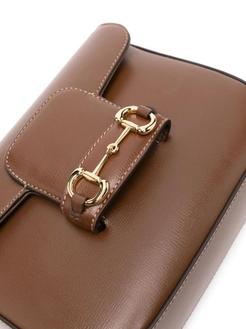Gucci mini Horsebit 1955 shoulder bag - Brown