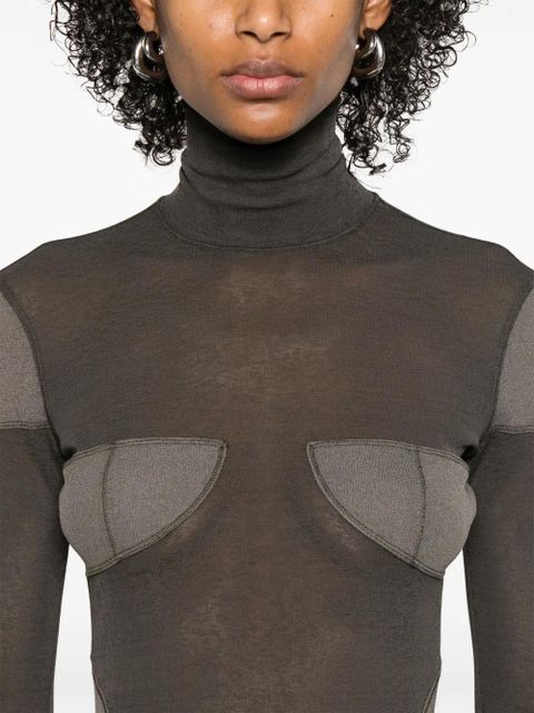 Nanushka patchwork T-shirt - Green