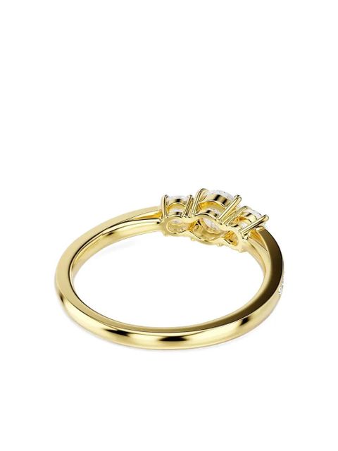 Swarovski Stilla Attract three-stone ring - Gold