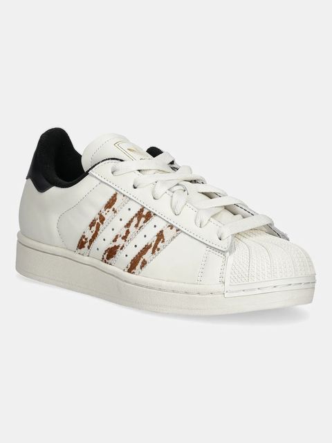 adidas Originals sneakersy skórzane Superstar II W damskie kolor beżowy JQ6473 - zdjęcie produktu nr 1