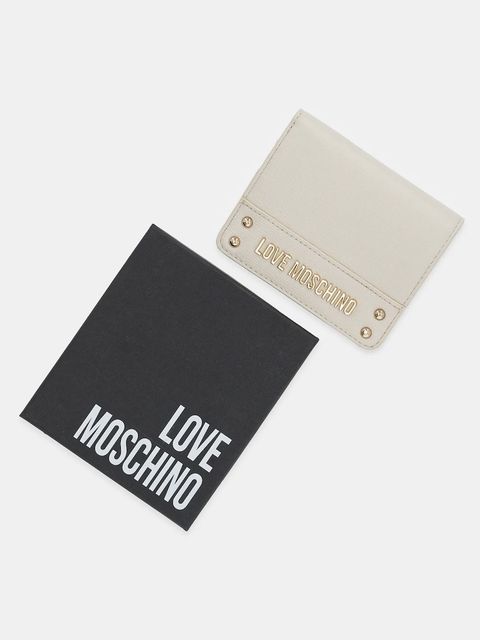 Love Moschino portfel damski kolor beżowy JC5703PP1