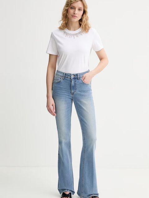 Karl Lagerfeld t-shirt damski bawełniany - zdjęcie produktu nr 1