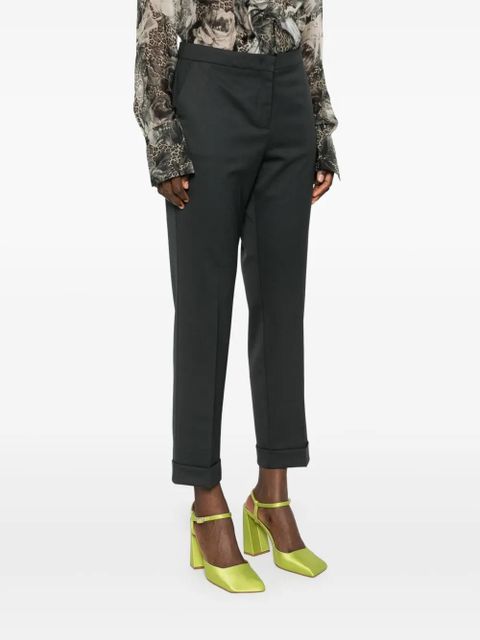 ETRO cropped wool trousers - Grey