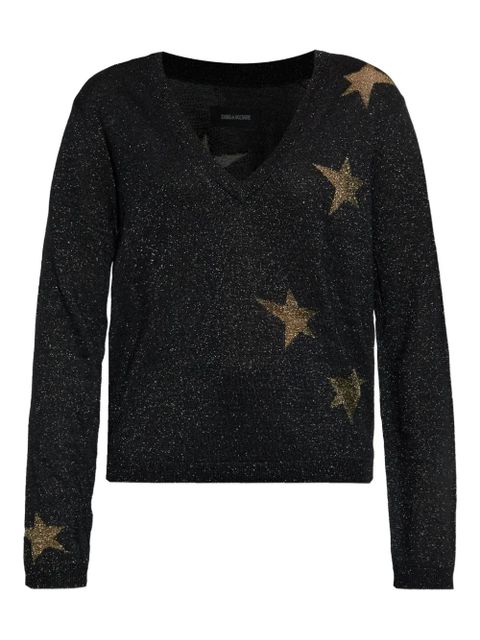 Zadig&Voltaire Rivyl V-neck sweater - Black - zdjęcie produktu nr 1