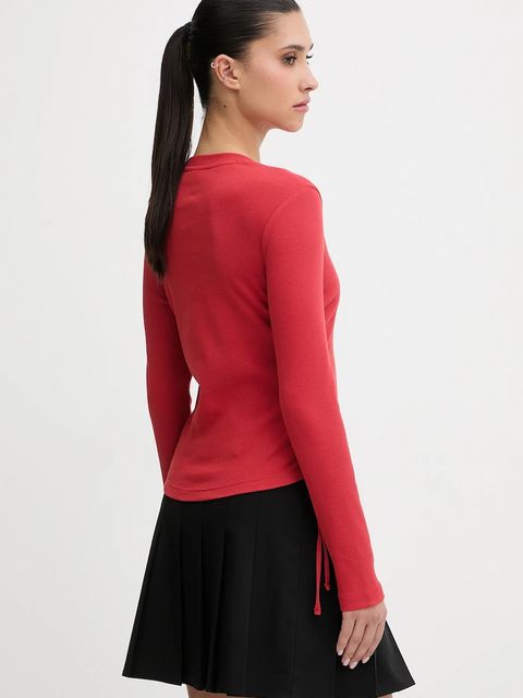 Karl Lagerfeld Jeans longsleeve kolor czerwony B1W17050