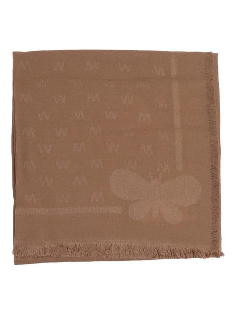 Weekend Max Mara DIRE fringed scarf - Brown