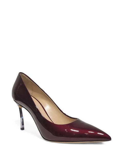 Casadei 90mm metallic-heel pointed-toe pumps - Red - zdjęcie produktu nr 2