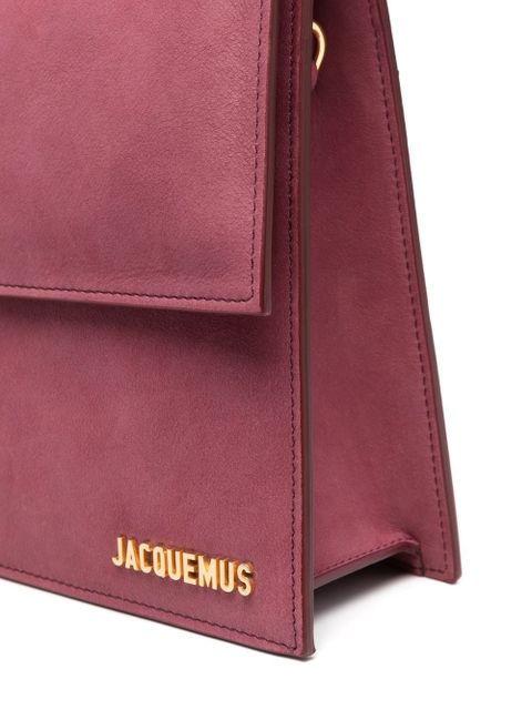 Jacquemus Le Bambinou leather tote bag - Purple