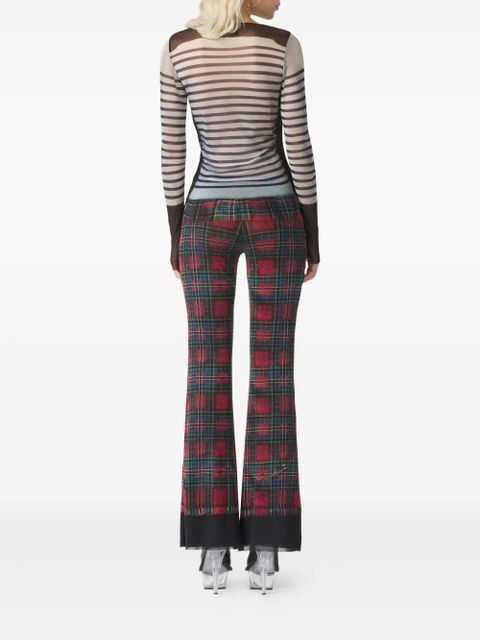 Jean Paul Gaultier striped long-sleeves top - White - zdjęcie produktu nr 2