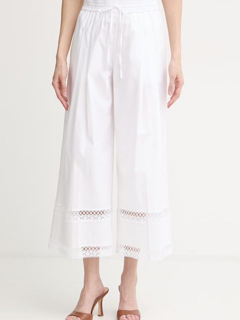 Twinset spodnie damskie z bawełną - zdjęcie produktu nr 1