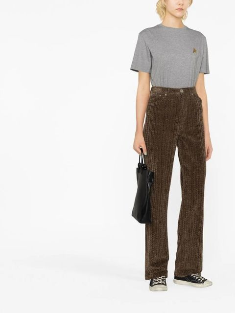 Golden Goose high-waisted corduroy trousers - Grey - zdjęcie produktu nr 2