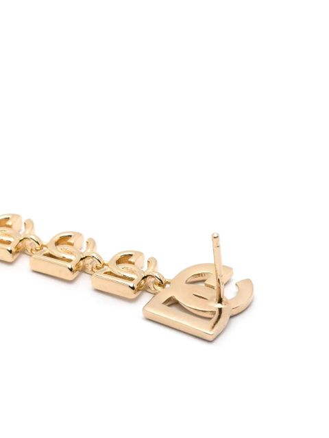 Dolce & Gabbana logo-lettering drop earrings - Gold - zdjęcie produktu nr 2