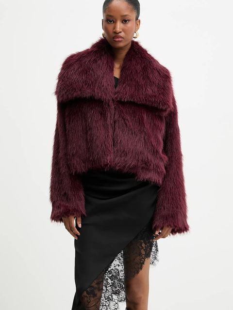 Answear.LAB kurtka kolor bordowy - zdjęcie produktu nr 1