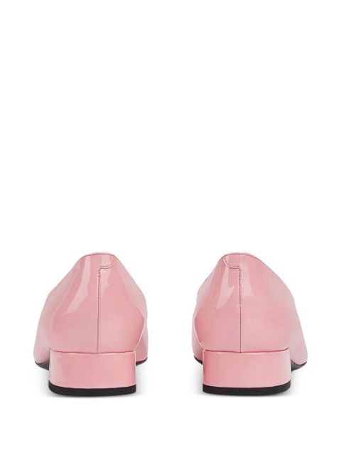 Gucci half-Horsebit flat pumps - Pink