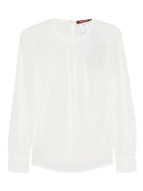 Max Mara Mstcolmo long-sleeve blouse - White - zdjęcie produktu nr 1