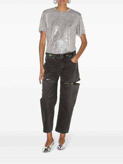 MARANT ÉTOILE Zoeline T-shirt - Grey - zdjęcie produktu nr 2