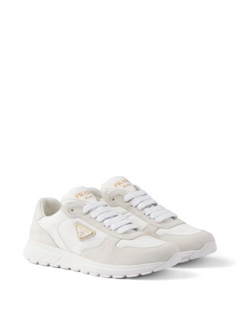 Prada Prax 2.0 Re-Nylon and suede sneakers - White - zdjęcie produktu nr 2