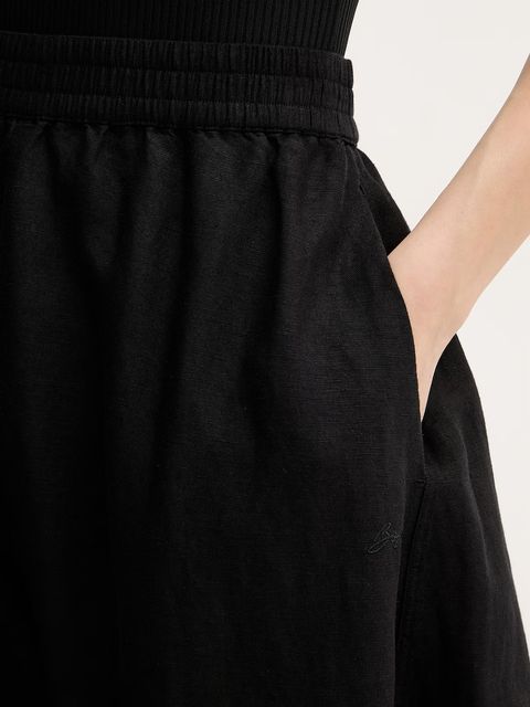 BOSS Orange spodnie z dodatkiem lnu C Talinen