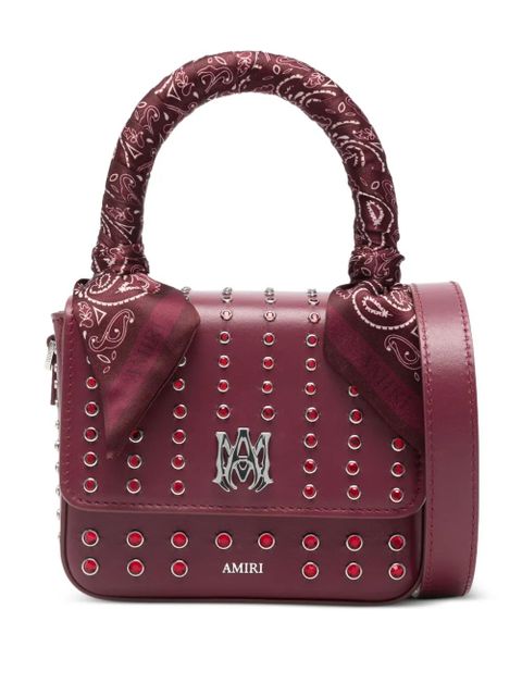 AMIRI micro MA Stud tote bag - Red - zdjęcie produktu nr 1