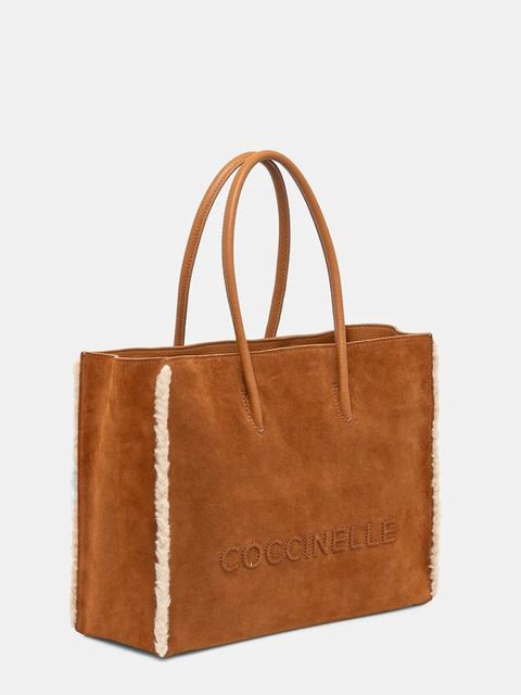 Coccinelle torebka COCCINELLEMYRTHA ECO SHE. kolor brązowy E1 RXK 18 02 01