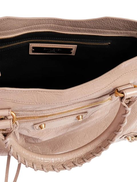 Balenciaga medium Le City leather tote bag - Pink